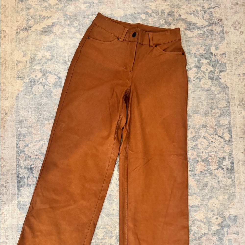 Lululemon City Sleek 5 Pocket Wide-Leg High Rise Pant (Size 25)